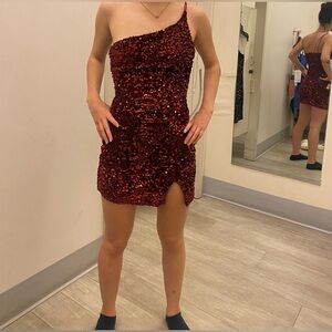 mini sequence dress